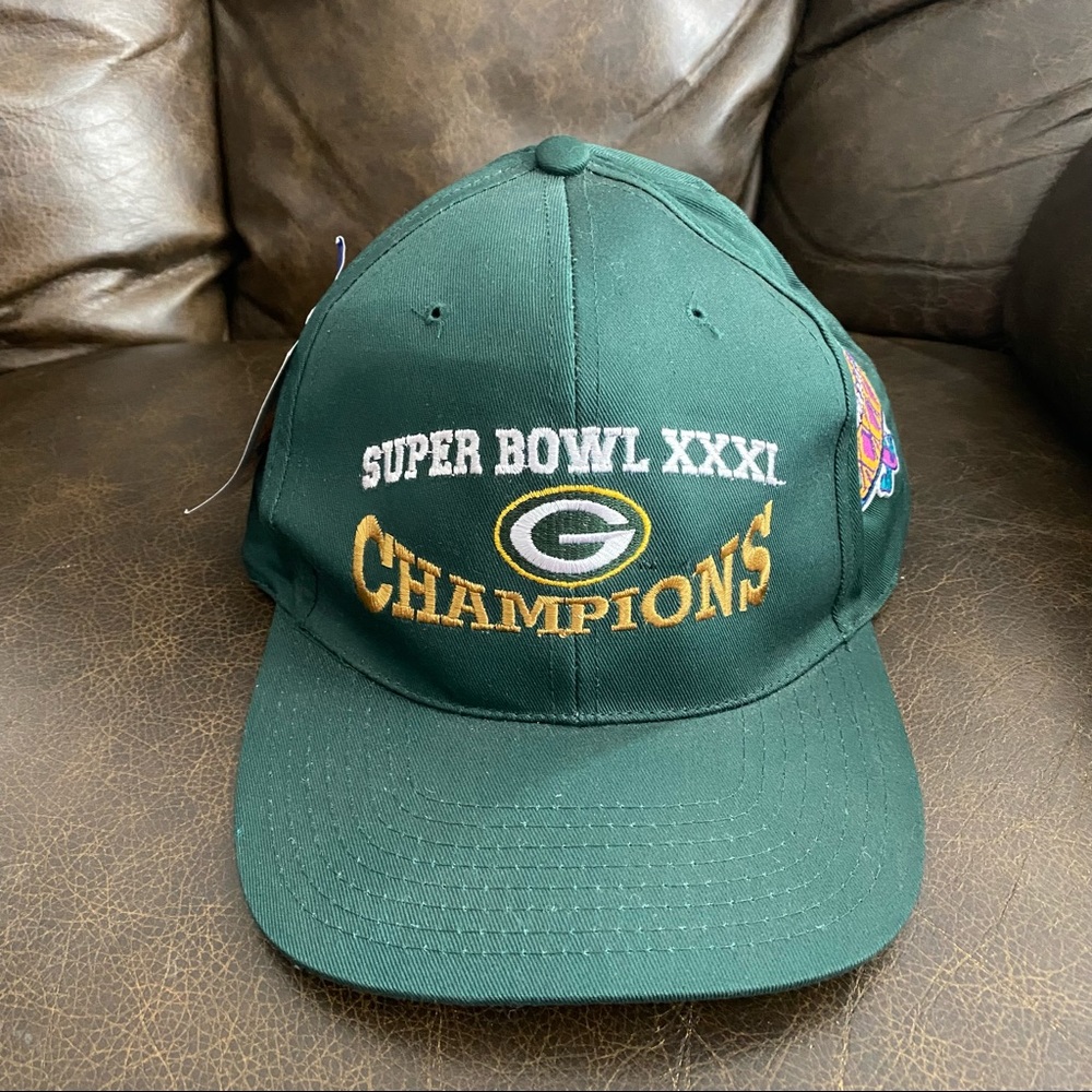 NWT Vintage 1997 NFL Greenbay Packers Super Bowl XXXI Champions Hat One Size